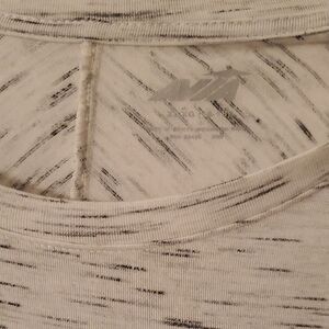 Avia White and Black Short Sleeve Tee